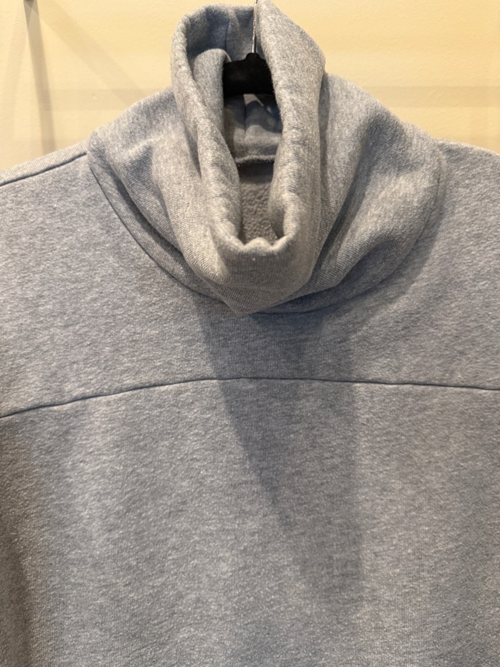 ALO Cozy Funnel Neck Gray Women's Sweater - Picture 3 of 6